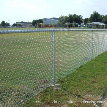 Kustom 9 Gauge Galvanized/PVC Dilapisi Rantai Link Fence